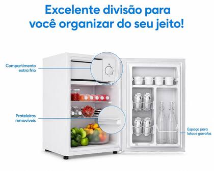 Imagem de Frigobar Elgin 47L Branco com Compartimento Extrafrio