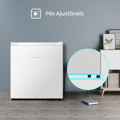 Imagem de Frigobar Hisense 44 Litros Porta Reversível Branco 1 Porta RR58NW3A/RR58NW2A
