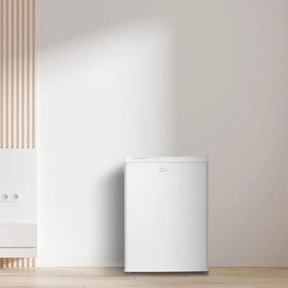 Imagem de Frigobar Midea 124L Inverter Degelo Manual Prateleira Vidro Bivolt Flexi Branco MDRD181FGD013