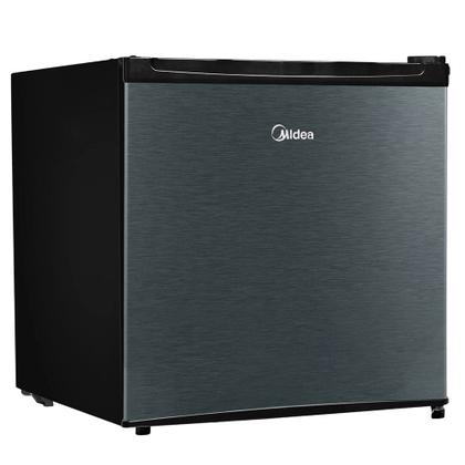 Imagem de Frigobar Midea 45 Litros Compact Black Edition Mrc06b1 Preto com Inox 127v 