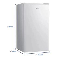 Imagem de Frigobar Midea 93 Litros 1 Porta FlexiVolt Inverter Degelo Manual MDRD142FGD013