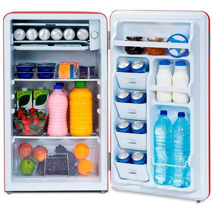 Imagem de Frigobar Midea 95L Retrô Gela Rápido Prateleiras de Vidro 12