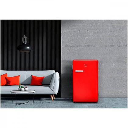 Imagem de Frigobar Midea 95L Retrô Gela Rápido Prateleiras de Vidro 127V Vermelho - MRV10V1