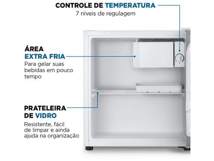 Imagem de Frigobar Mondial 46L Branco e Cinza FGB-01-W50
