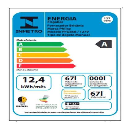 Imagem de Frigobar Philco67lts Controle De Temperatura Branco