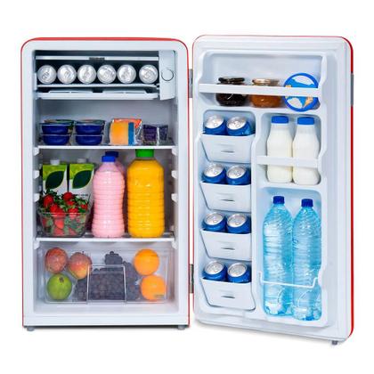 Imagem de Frigobar Retrô Midea 95 Litros Vermelho Rubi 220v