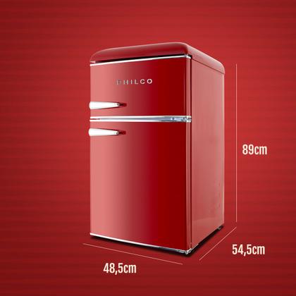 Imagem de Frigobar Retrô Philco PFG100RV 87L