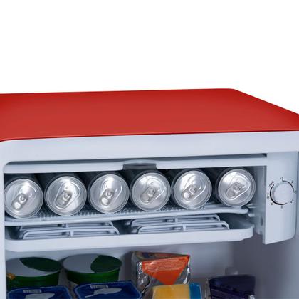 Imagem de Frigobar Retrô Vermelho 93L Inverter Bivolt Midea