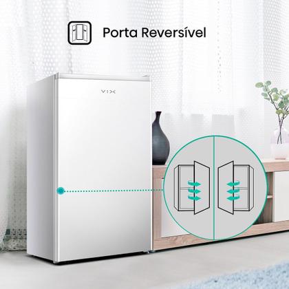 Imagem de Frigobar Vix 90 Litros Porta Reversível Branco RR121VX3A  127 Volts