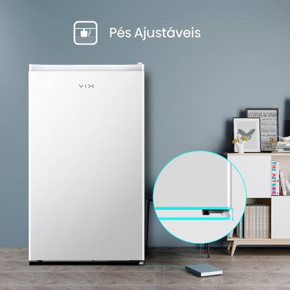 Imagem de Frigobar Vix 90 Litros Porta Reversível Branco RR121VX3A  127 Volts