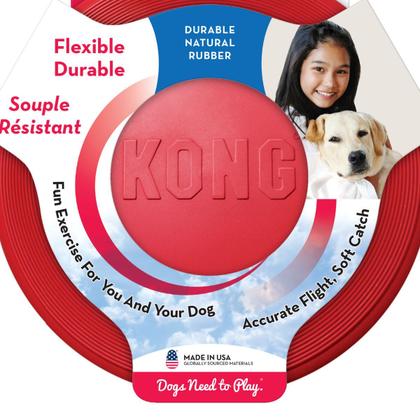 Imagem de Frisbee KONG Classic Flyer Pequeno - Brinquedo de Borracha para Cães
