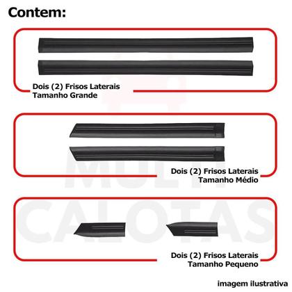 Imagem de Friso Lateral Largo Elba 85 A 94 2 Portas Mod