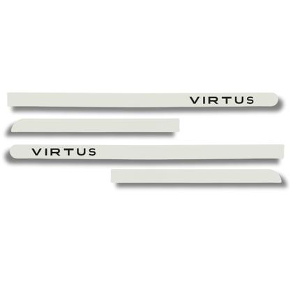 Imagem de Friso Lateral Virtus Ponta Redonda Branco Cristal 2002 2025