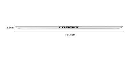 Imagem de Friso Porta Malas Gm Cobalt 2012 A 2018 Cromado Com Grafia