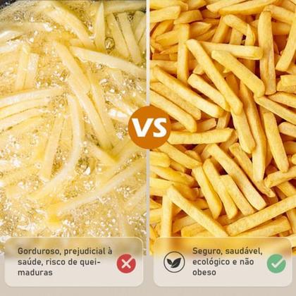 Imagem de Fritadeira Air Fryer 6,5 Litros Sem Óleo Painel Digital Lcd