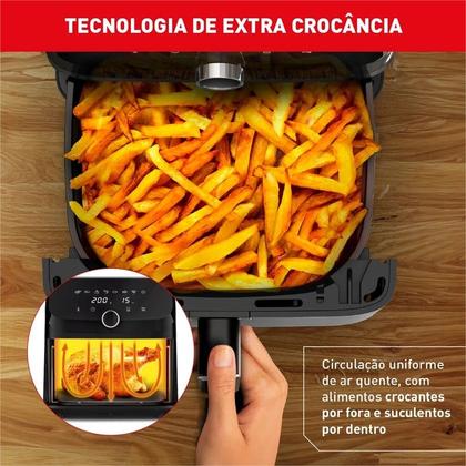 Imagem de Fritadeira Air Fryer Arno Mega Digital 7,5L Inox AFD7