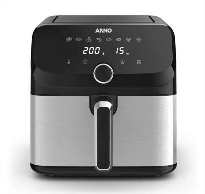 Imagem de Fritadeira Air Fryer Arno Mega Digital 7,5L Inox AFD7