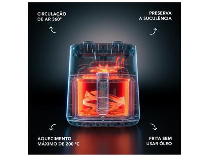 Imagem de Fritadeira Air Fryer Electrolux por Rita Lobo, 5,6 Litros, Cinza, 1400 W - EAF40