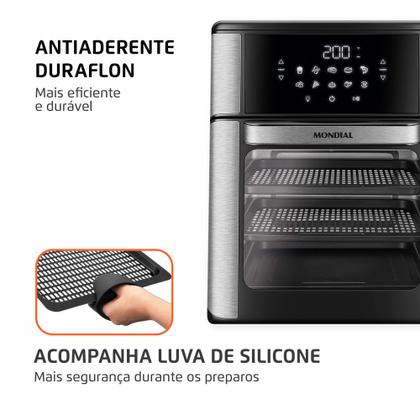 Imagem de Fritadeira Air Fryer Forno Oven 12L 110V - Mondial