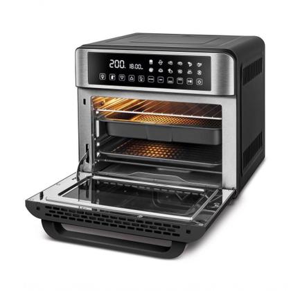 Imagem de Fritadeira Air Fryer Forno Oven Digital 25L Mondial Preto Inox 2000W - AFO-25L-BI 220V 60Hz