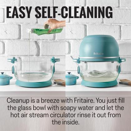Imagem de Fritadeira Air Fryer Fritaire Glass 5L com visualização em 360, autolimpante 6 em 1