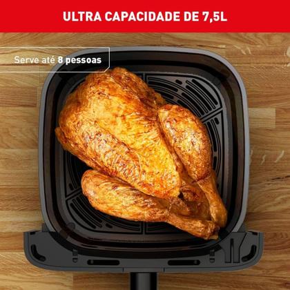 Imagem de Fritadeira Air Fryer Mega 7,5L AFM7 Arno Preta 220V