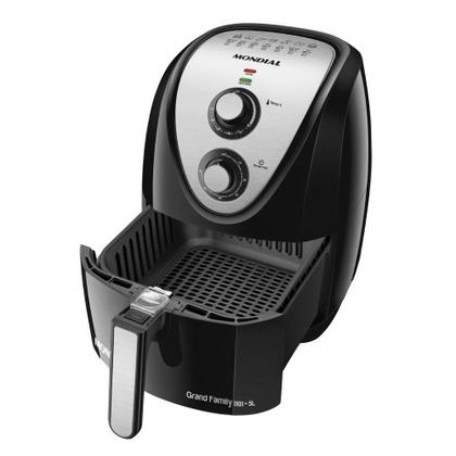 Imagem de Fritadeira Air Fryer Mondial AFN-50-BI  5 Litros, 1900W, Preto/Inox