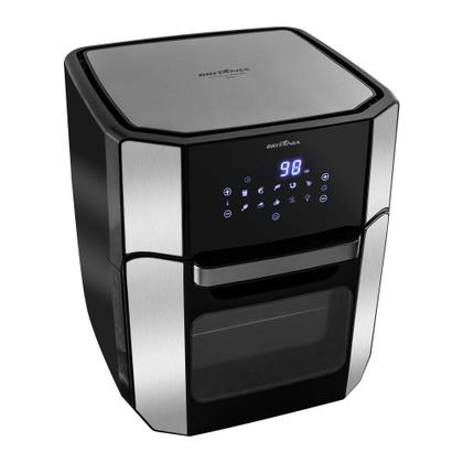 Imagem de Fritadeira Air Fryer Oven Britânia 12 Litros 4 em 1 Frita sem óleo, assa, desidrata e reaquece Preto BFR2100P - 220V