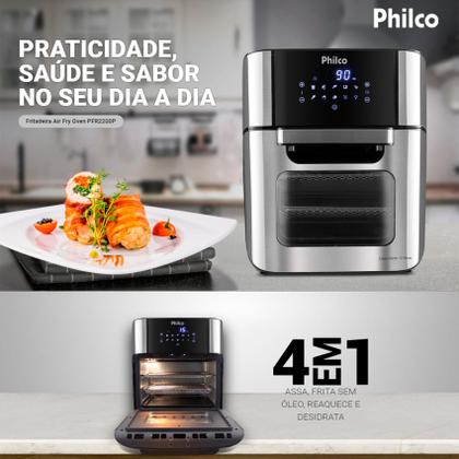 Imagem de Fritadeira Air Fryer Oven Pfr2200p 4 Em 1 12l Preto Philco 220v