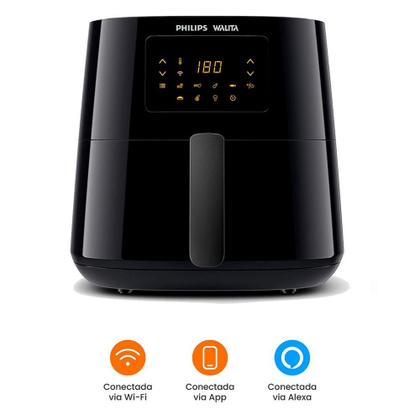 Imagem de Fritadeira Air Fryer Philips Walita Essential XL Conectada, 4.6L, 2000W, 127V, Preto - RI9280/90
