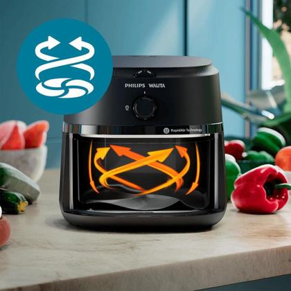 Imagem de Fritadeira Air Fryer Philips Walita Série 1000 XL NA13000 6,2L 1700W