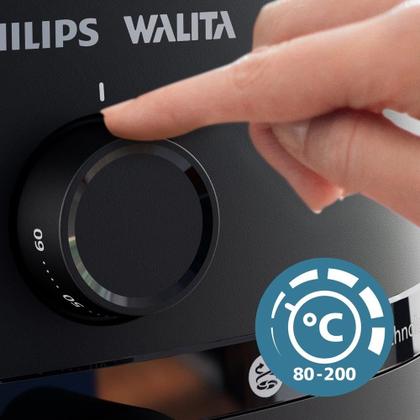 Imagem de Fritadeira Air Fryer Philips Walita Série 1000XL NA130 - 1700W, Preto
