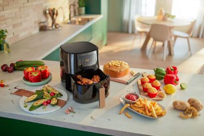Imagem de Fritadeira Airfryer Conectada Série 5000 Philips Walita Preta 1400W RI9255/81 110v