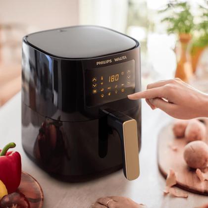 Imagem de Fritadeira Airfryer Conectada Série 5000 Philips Walita Preta 1400W - RI9255