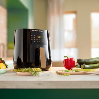 Imagem de Fritadeira Airfryer Conectada Série 5000 Philips Walita Preta 1400W - RI9255