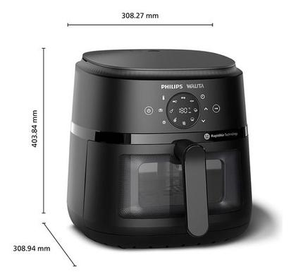 Imagem de Fritadeira Airfryer Digital Philips Walita Modelo NA230 6l Xl 1700w 110v NA230 CAPACIDADE 6,2 LITROS 127V