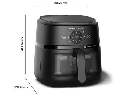 Imagem de Fritadeira Airfryer Digital Série 2000 XL Philips Walita Preta 1700W - NA230/09 - 220V