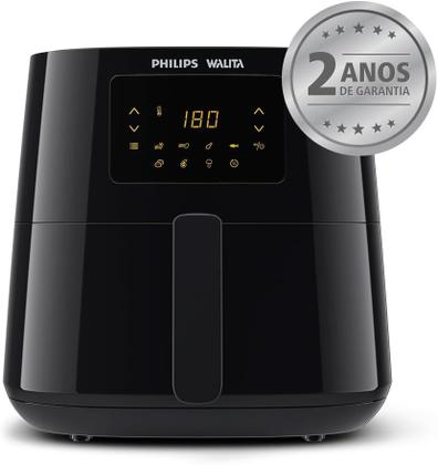 Imagem de Fritadeira Airfryer Essential XL Digital Philips RI9270/90 Walita Preta 110V