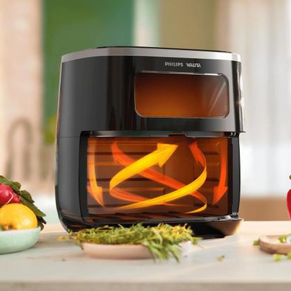 Imagem de Fritadeira Airfryer Philips Walita 5,6L com Visor - 1700W