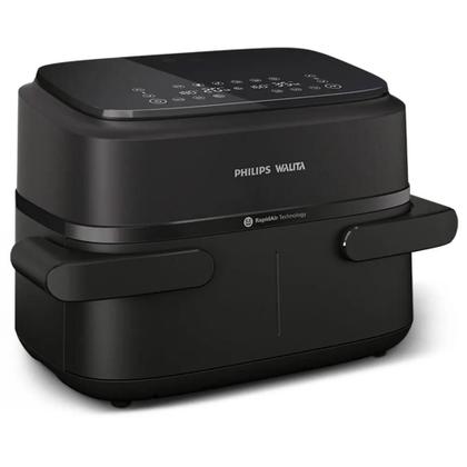 Imagem de Fritadeira Airfryer Philips Walita Duplo Cesto 7,1L, 2450W, Preto, 220V - NA150/09