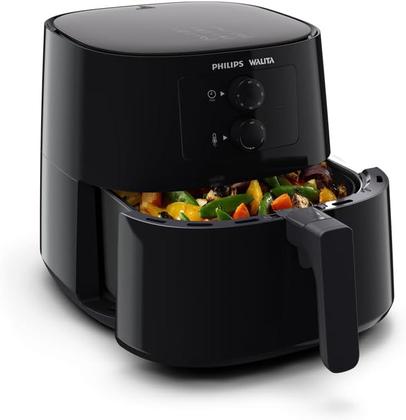 Imagem de Fritadeira Airfryer Série 3000, Philips Walita, com 6.2L de capacidade, Preta, 2000W, 110v - HD9206/91