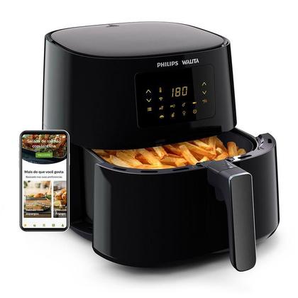 Imagem de Fritadeira Airfryer Xl Conectada Philips Walita Preta Ri9280