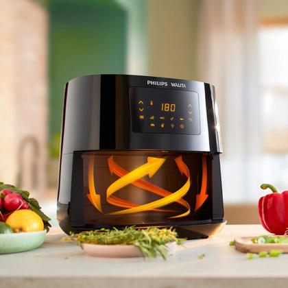 Imagem de Fritadeira Airfryer XL Digital Philips Walita Preta - RI9270