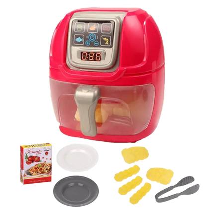 Imagem de Fritadeira De Brinquedo Cozinha Infantil Com Timer Luz Som - DM TOYS