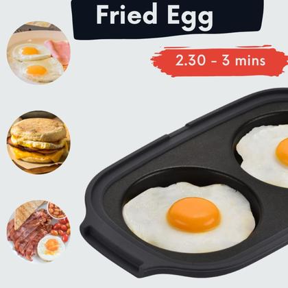 Imagem de Fritadeira de ovos de microondas MACONEE Cooker & Poacher para 2 ovos