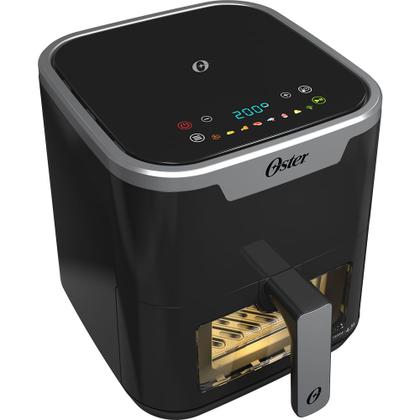 Imagem de Fritadeira Digital Touch Oster 4,5L com Visor Transparente OFRT920 Preta 220V