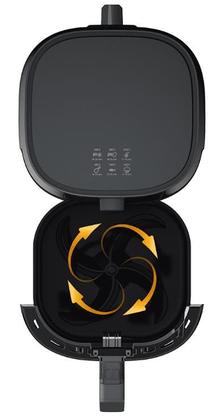 Imagem de Fritadeira Eletrica Air Fryer 1400W Walita 4L Preto 220V