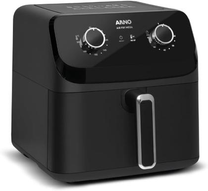 Imagem de Fritadeira Elétrica Air Fryer Arno Mega AFM7 7,5L 1700W 110 Volts Preto