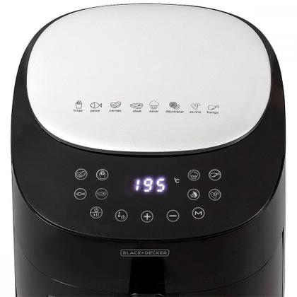 Imagem de Fritadeira Elétrica Air Fryer Black + Decker sem Óleo 4.5 Litros 1200W 127V Preto - AFMDV360-BR