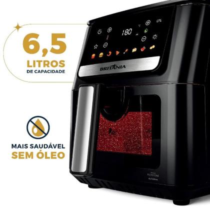 Imagem de Fritadeira Elétrica Air Fryer Britânia 6,5L BAF65A